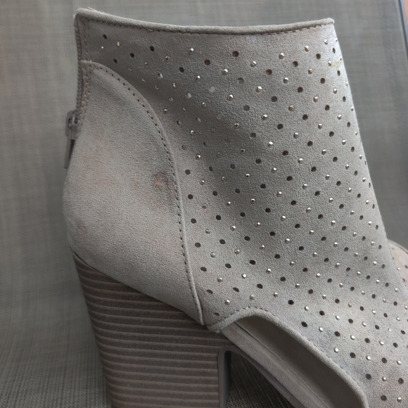 Rampage Vionna Open Toe Bootie Sandals!Soft, man-made upper, Taupe Size 8 - Picture 4 of 9